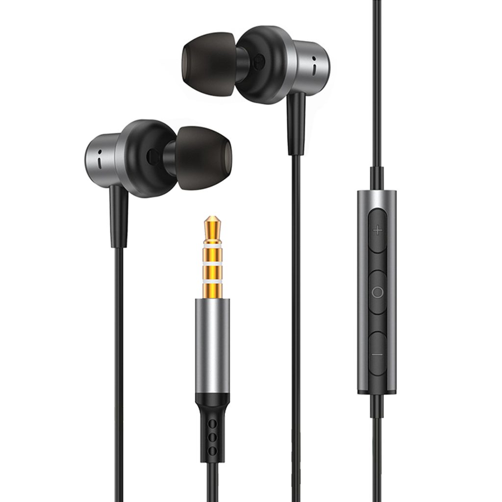 SonicPro™ Metal In-Ear Wired Earbuds with Magnetic Snap & HiFi Sound